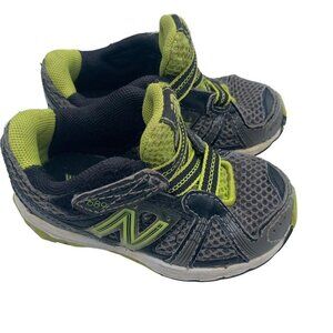 New Balance 689 Baby Toddler Sneakers Shoes Size 5 Gray Neon Green​​​​​